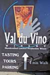 Val du Vino Winery sign, Murphys, CA